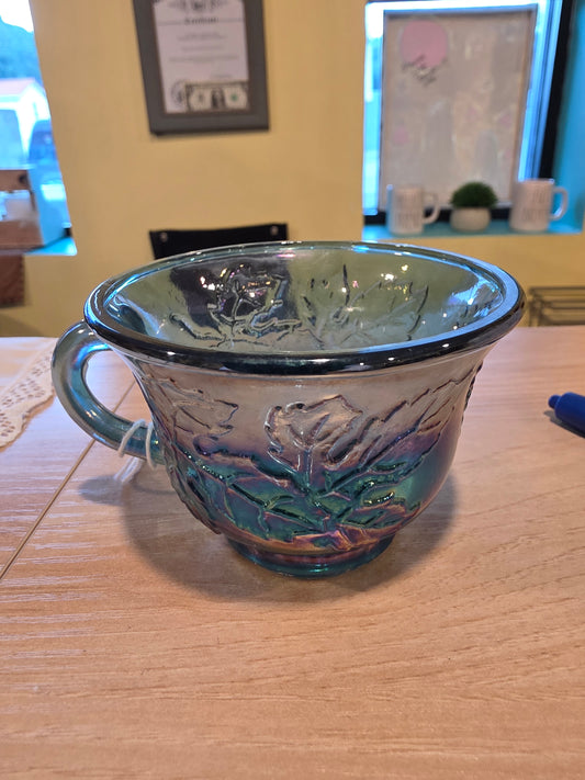 Indiana Glass Princess Blue Carnival Punch Cup