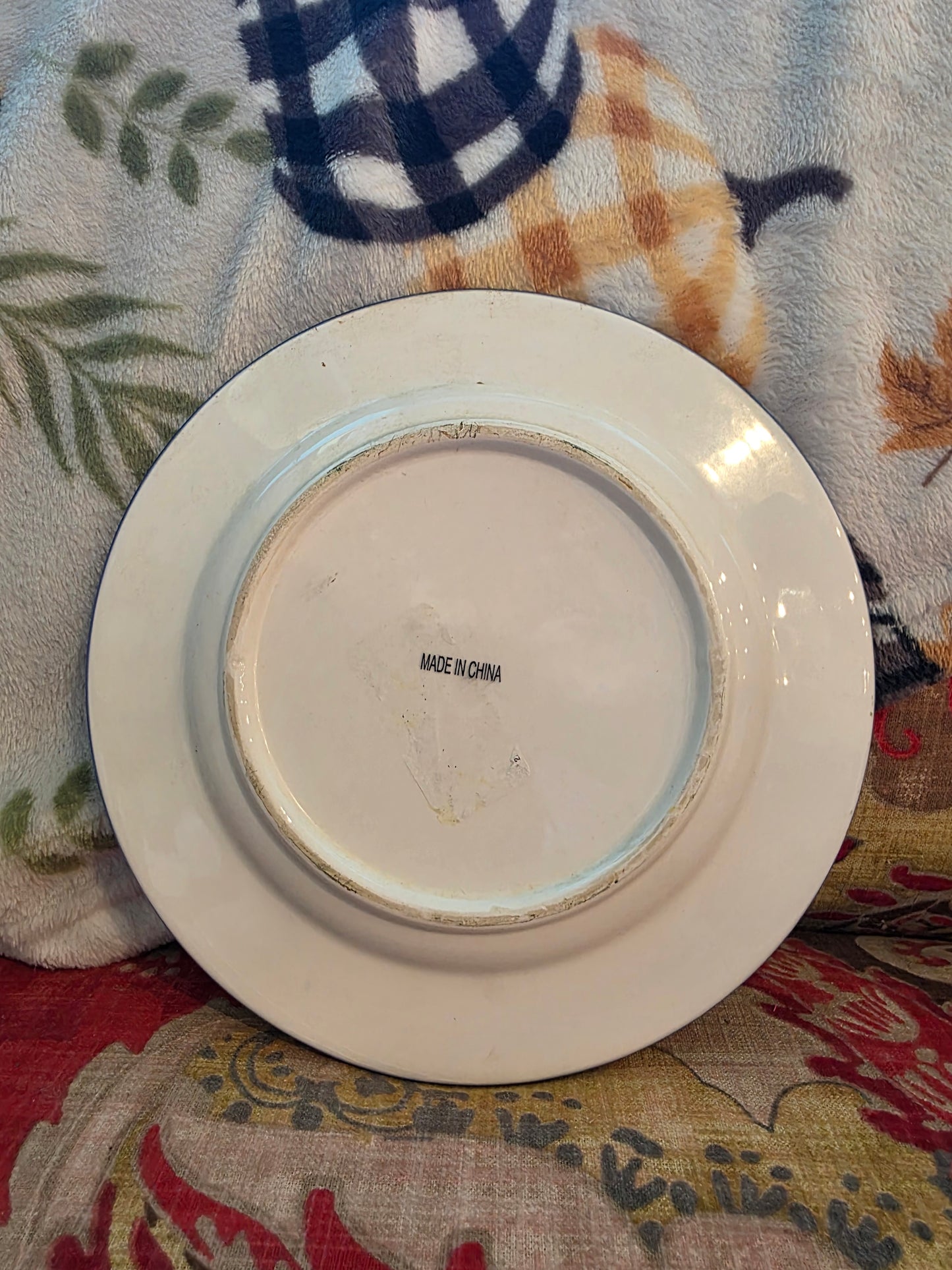 Rooster Dessert Plate