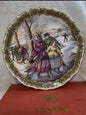 Spode Victorian Christmas Series 9” Plate No. 2 “The Skater”