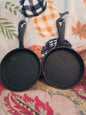 Set of 2 Cast Iron Skillets 5 inch